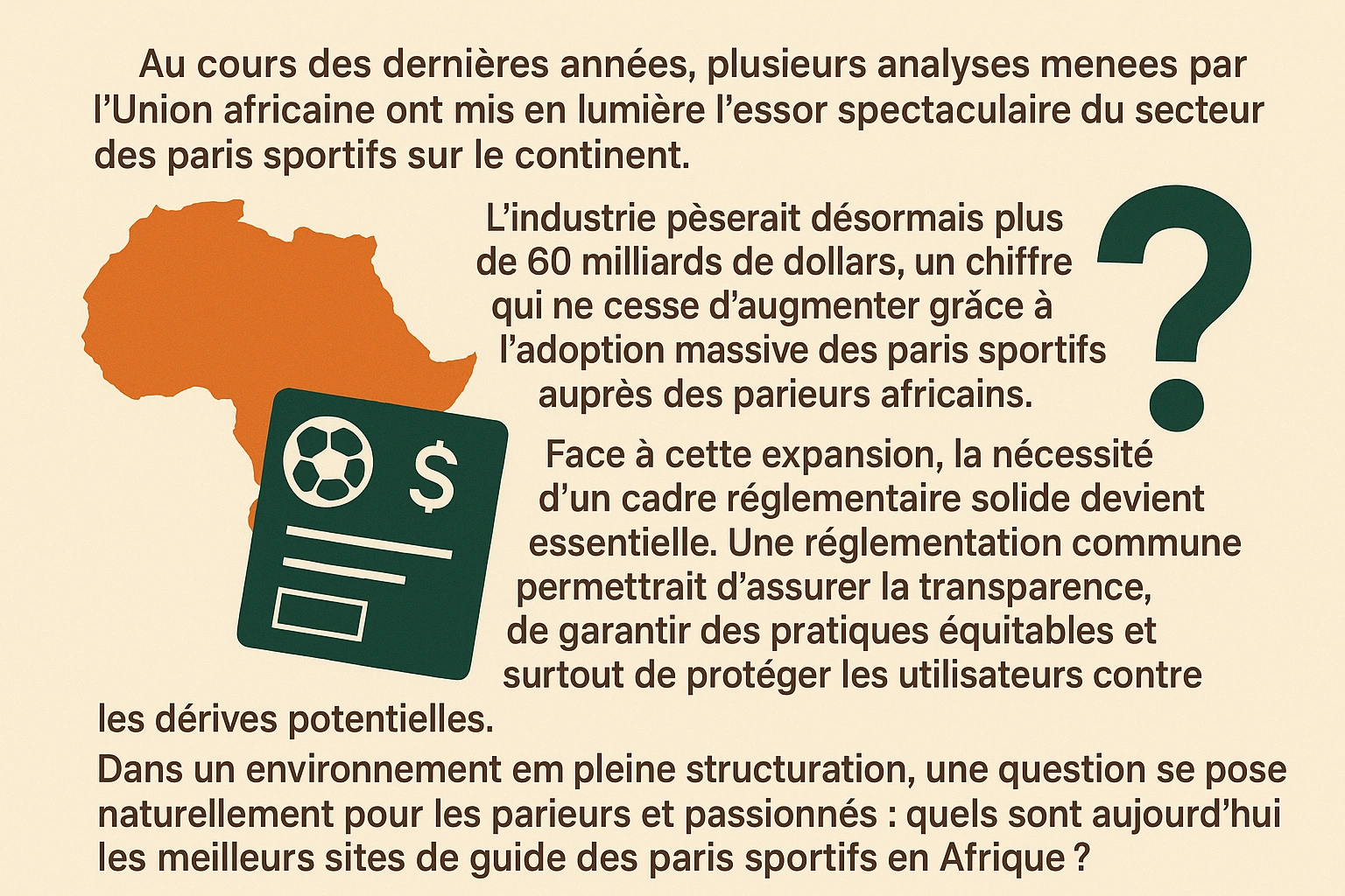 Quel est le meilleur guide de paris sportifs en Afrique ?